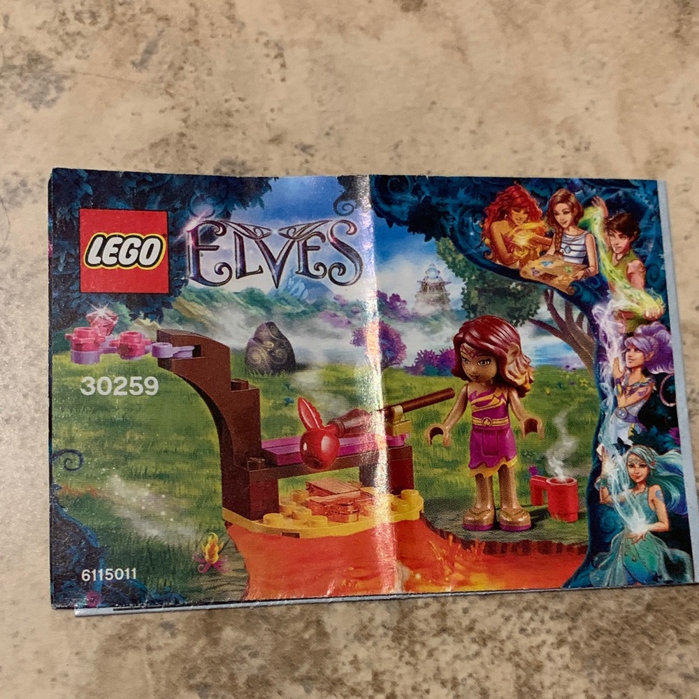 LEGO Elves Magical Lava Cave Set 30259